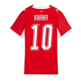 Sveits Granit Xhaka #10 Hjemme skjorte til dame VM 2026 Kortermet